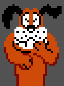 The Duck Hunt Dog is Big