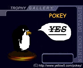 Pokey the Penguin Trophy