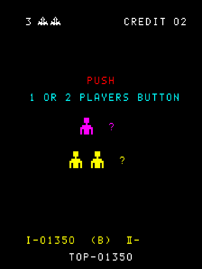Screenshot of Space Fever's Player Select screen