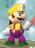 Mario in his Wario outfit