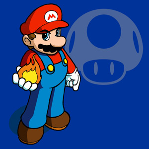 Mario art by Fryguy64 © 2007