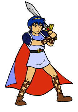 Marth art by Fryguy64 © 2004