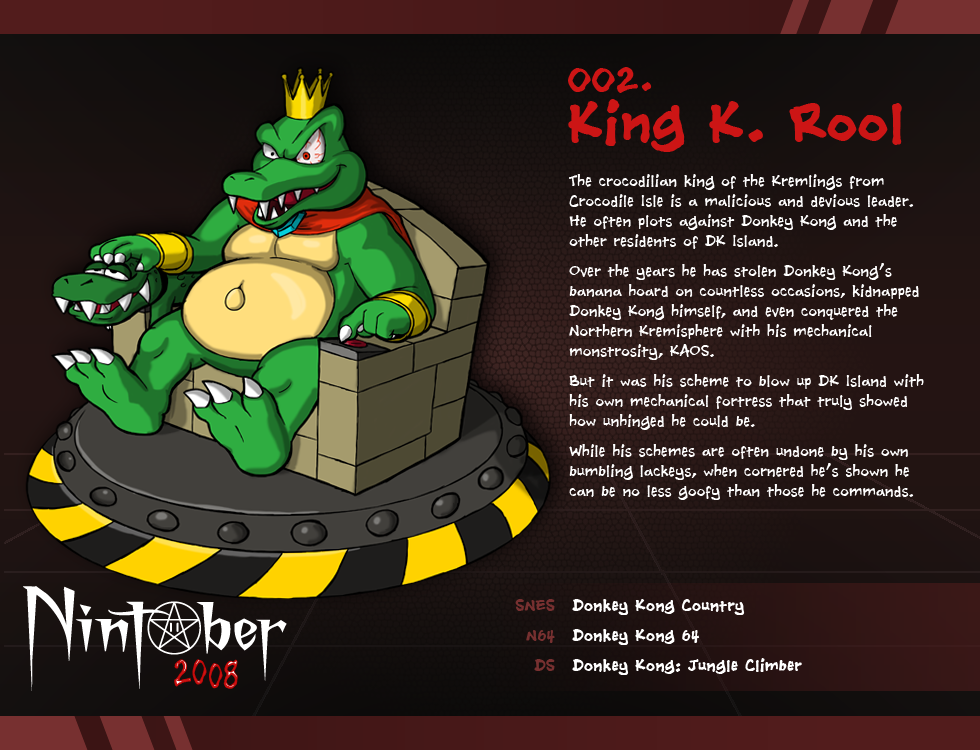 King K. Rool art by Fryguy64 © 2008-2012