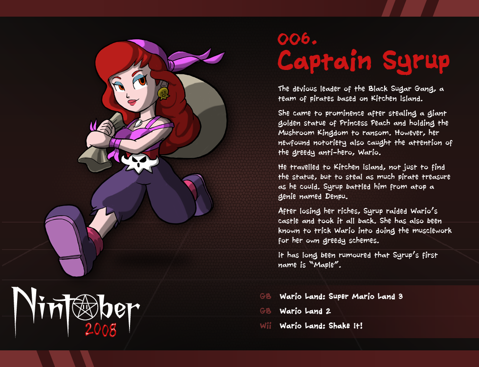 Captain Syrup art by Fryguy64 © 2008-2012