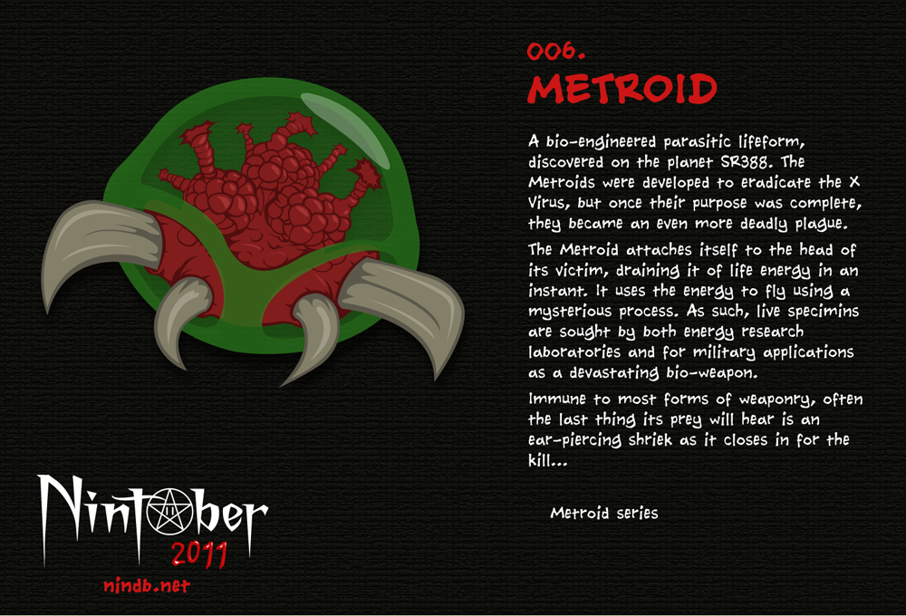 Metroid art by Fryguy64 © 2011