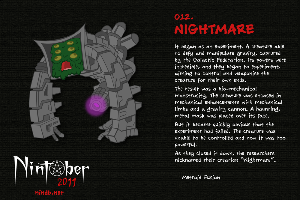 Nightmare art by Fryguy64 © 2011