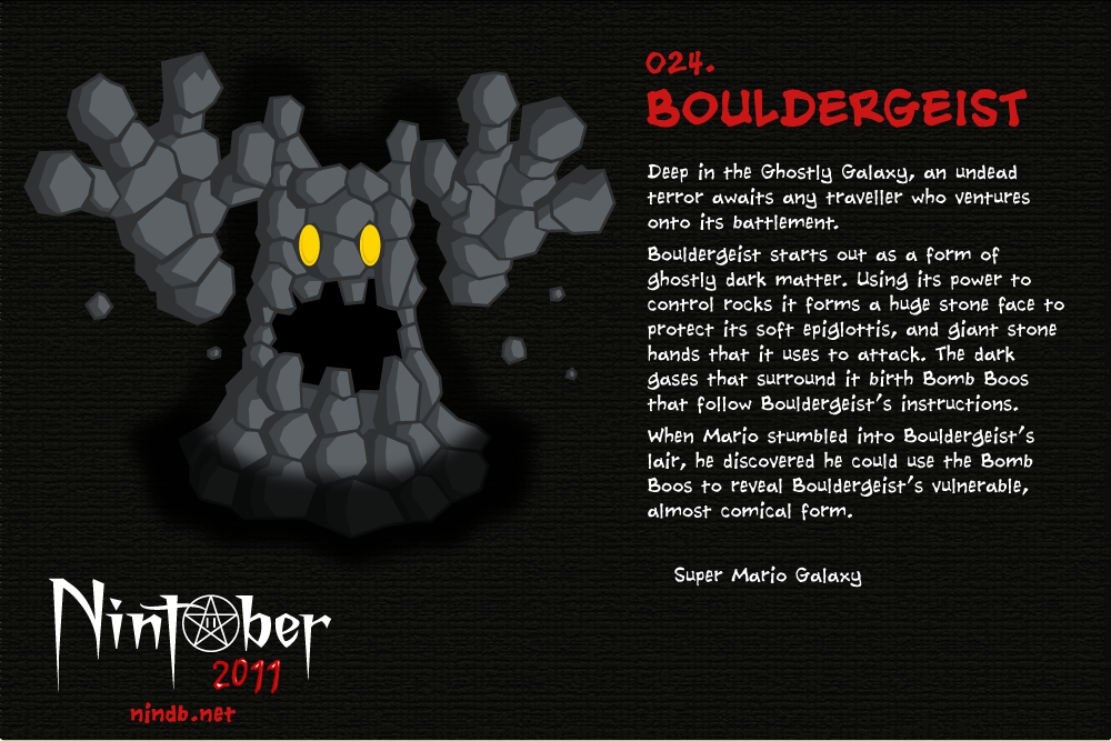 Bouldergeist art by Fryguy64 © 2011