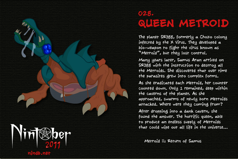 Queen Metroid art by Fryguy64 © 2011