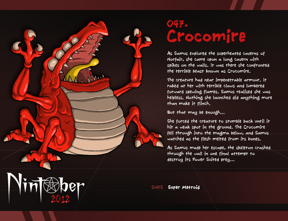 Crocomire art by Fryguy64 © 2012