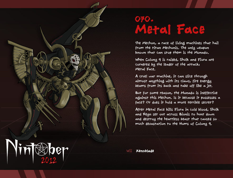 Metal Face art by Fryguy64 © 2012