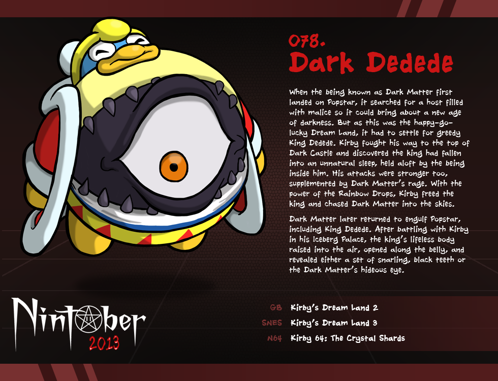 Dark Dedede art by Fryguy64 © 2013