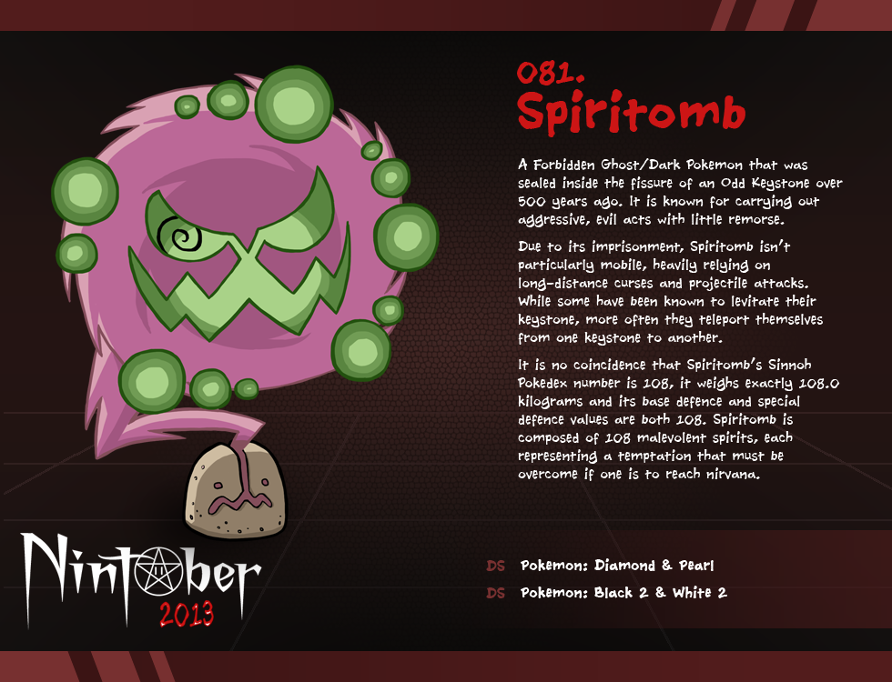 Spiritomb art by Fryguy64 © 2013