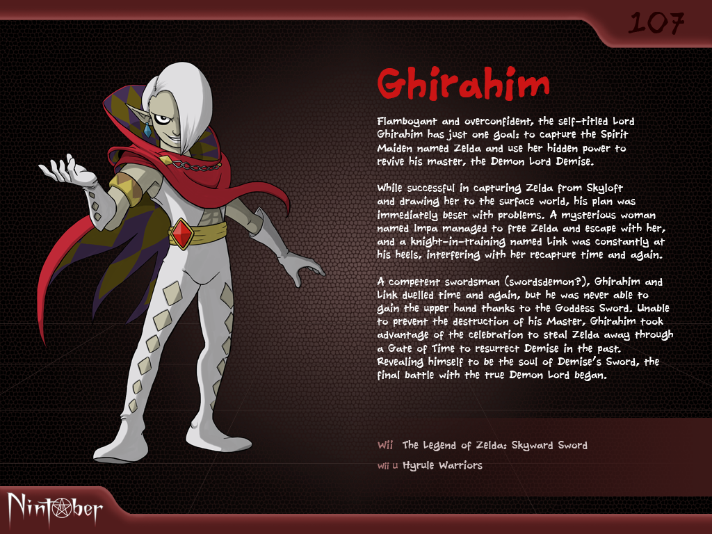 Ghirahim art by Fryguy64 © 2014