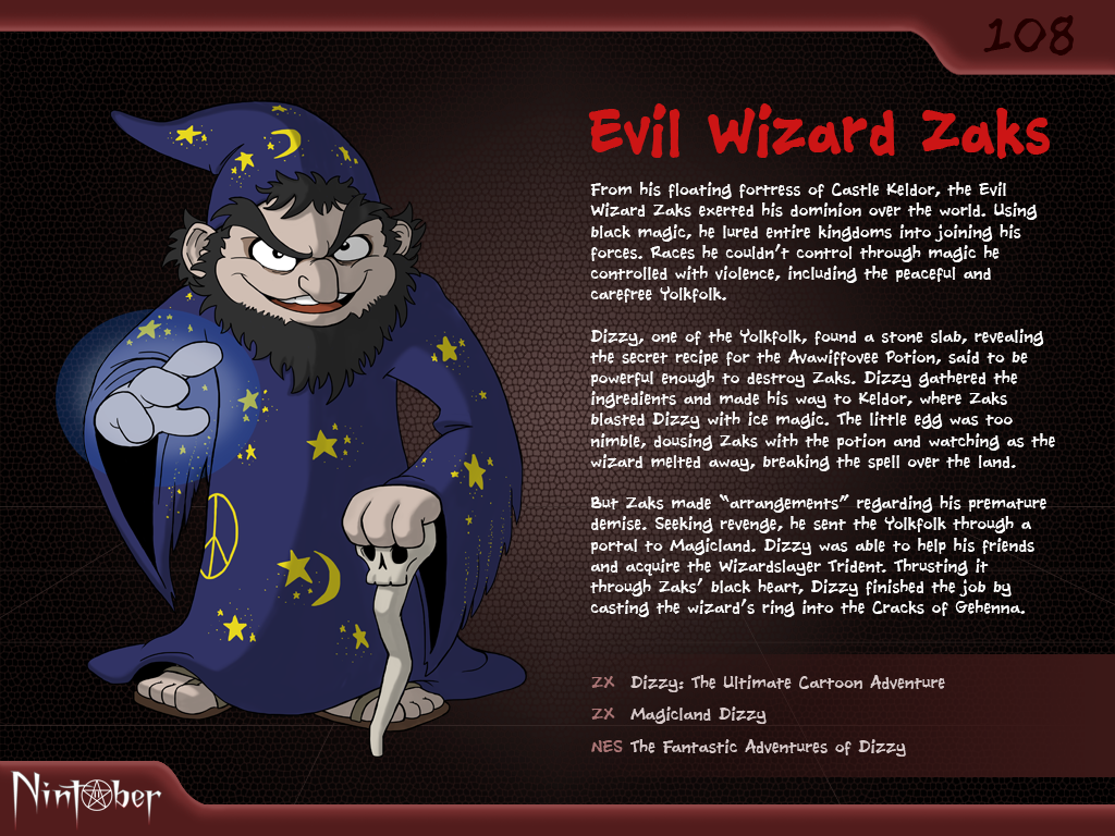 Evil Wizard Zaks art by Fryguy64 © 2014