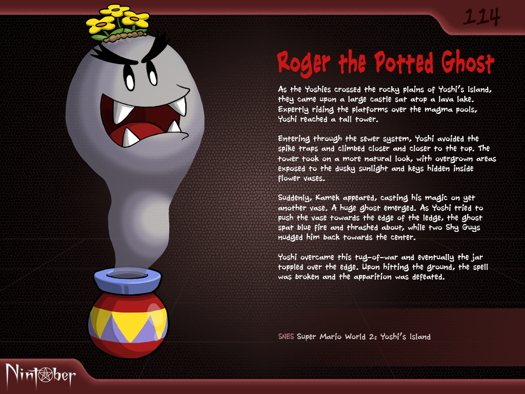 Roger the Potted Ghost art by Fryguy64 © 2014