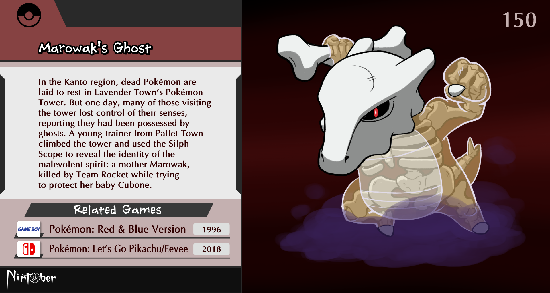 Marowak's Ghost art by Fryguy64 © 2021