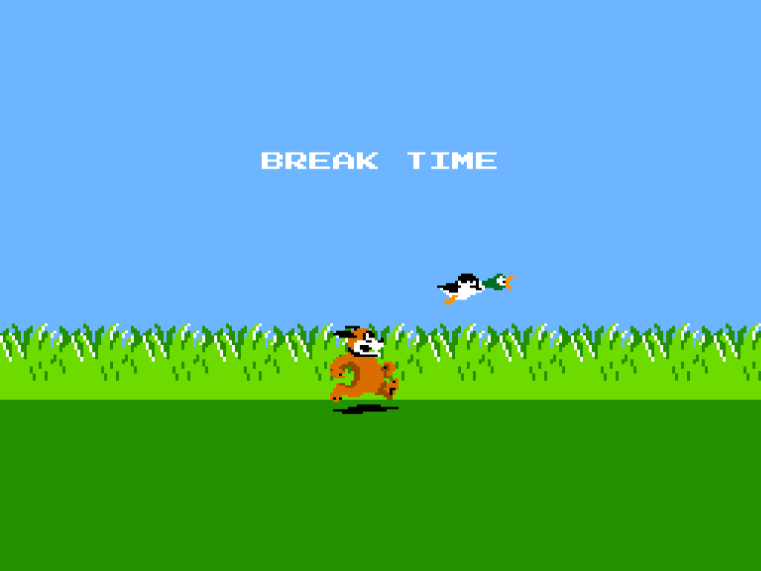 VS. Duck Hunt title screen