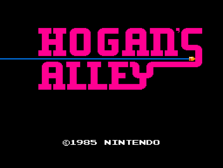 VS. Hogan's Alley title screen