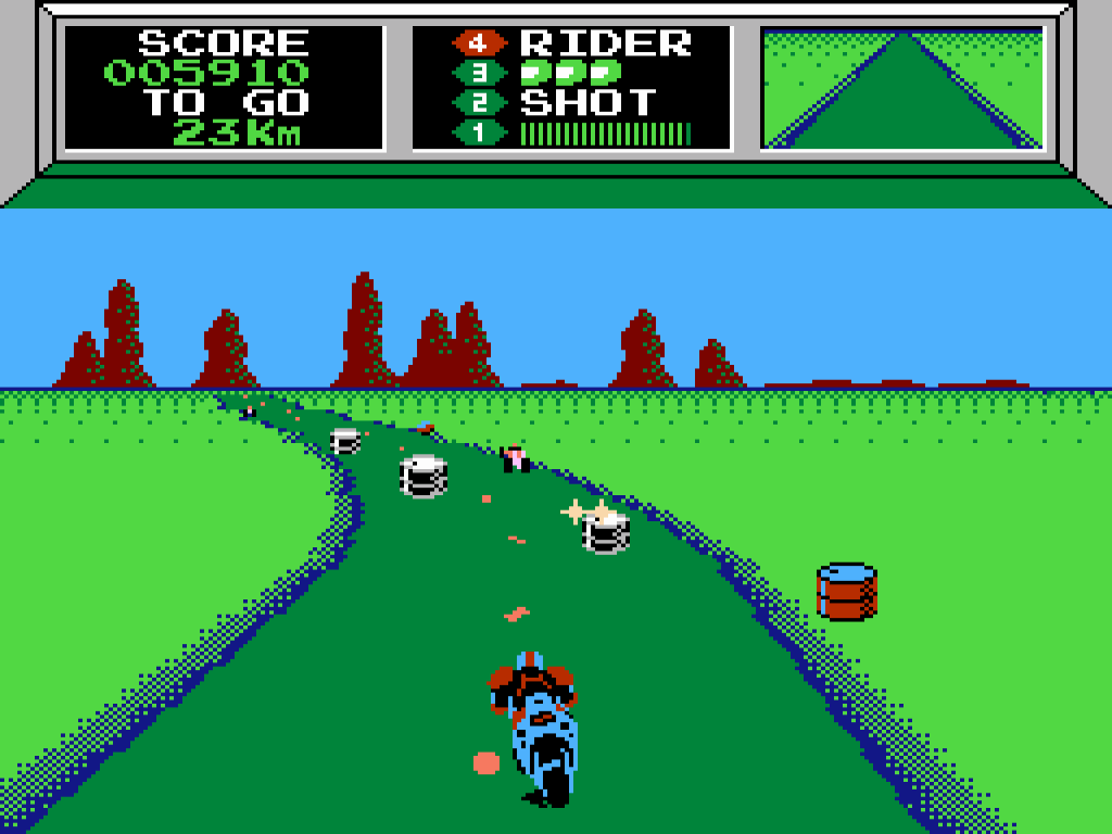 Mach Rider (NES Revision A) Course 2