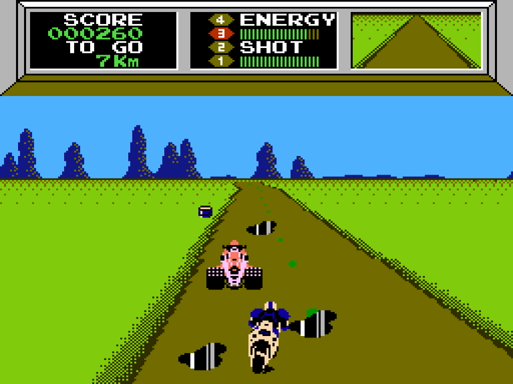 Mach Rider (NES Revision A) Course 1