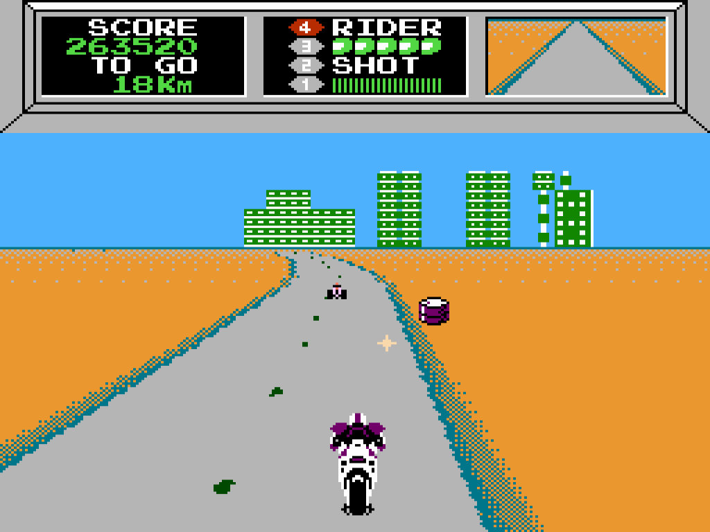Mach Rider (NES Revision A) Course 10