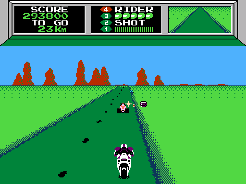 Mach Rider (NES Revision A) Course 12