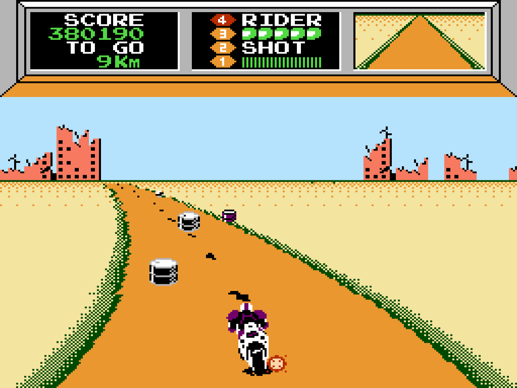 Mach Rider (NES Revision A) Course 14