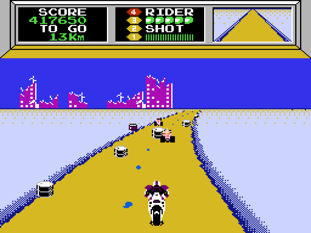Mach Rider (NES Revision A) Course 15