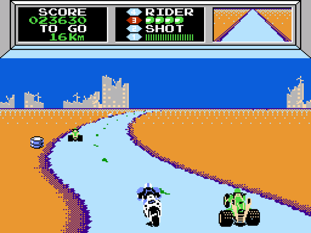 Mach Rider (NES Revision A) Course 4