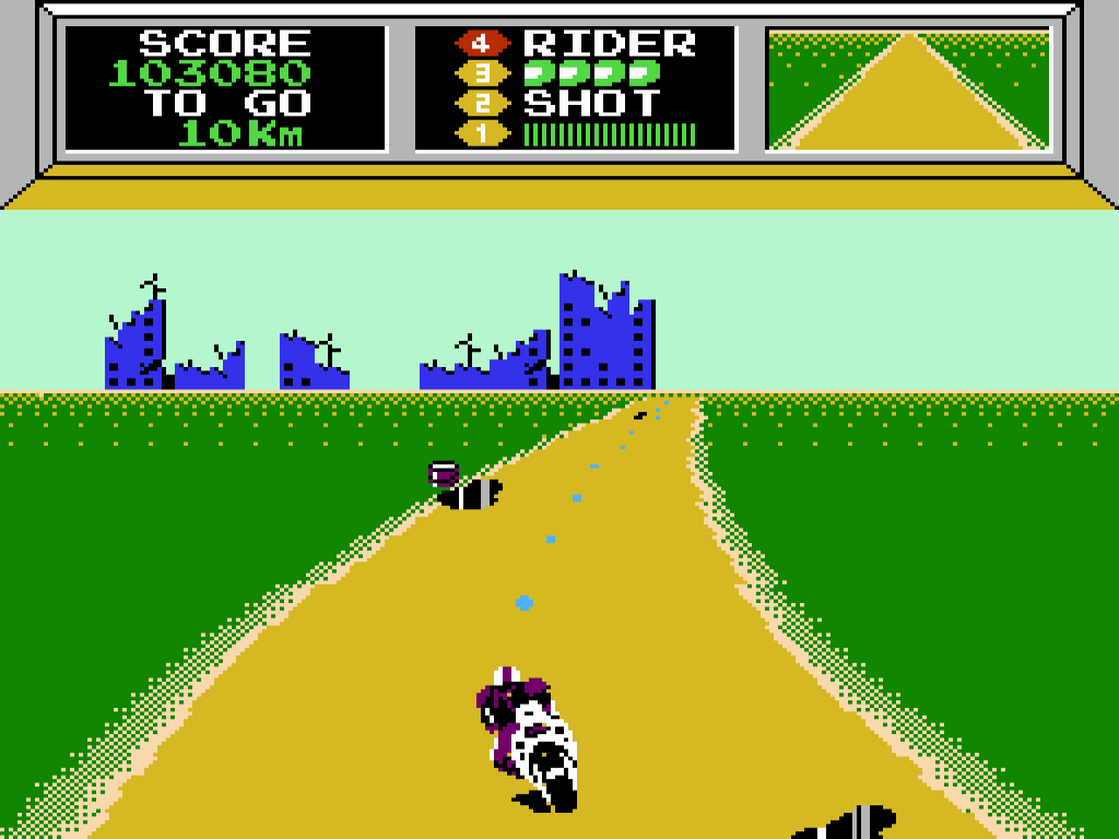 Mach Rider (NES Revision A) Course 6