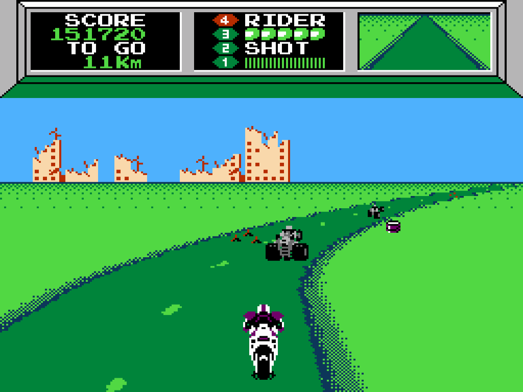 Mach Rider (NES Revision A) Course 7