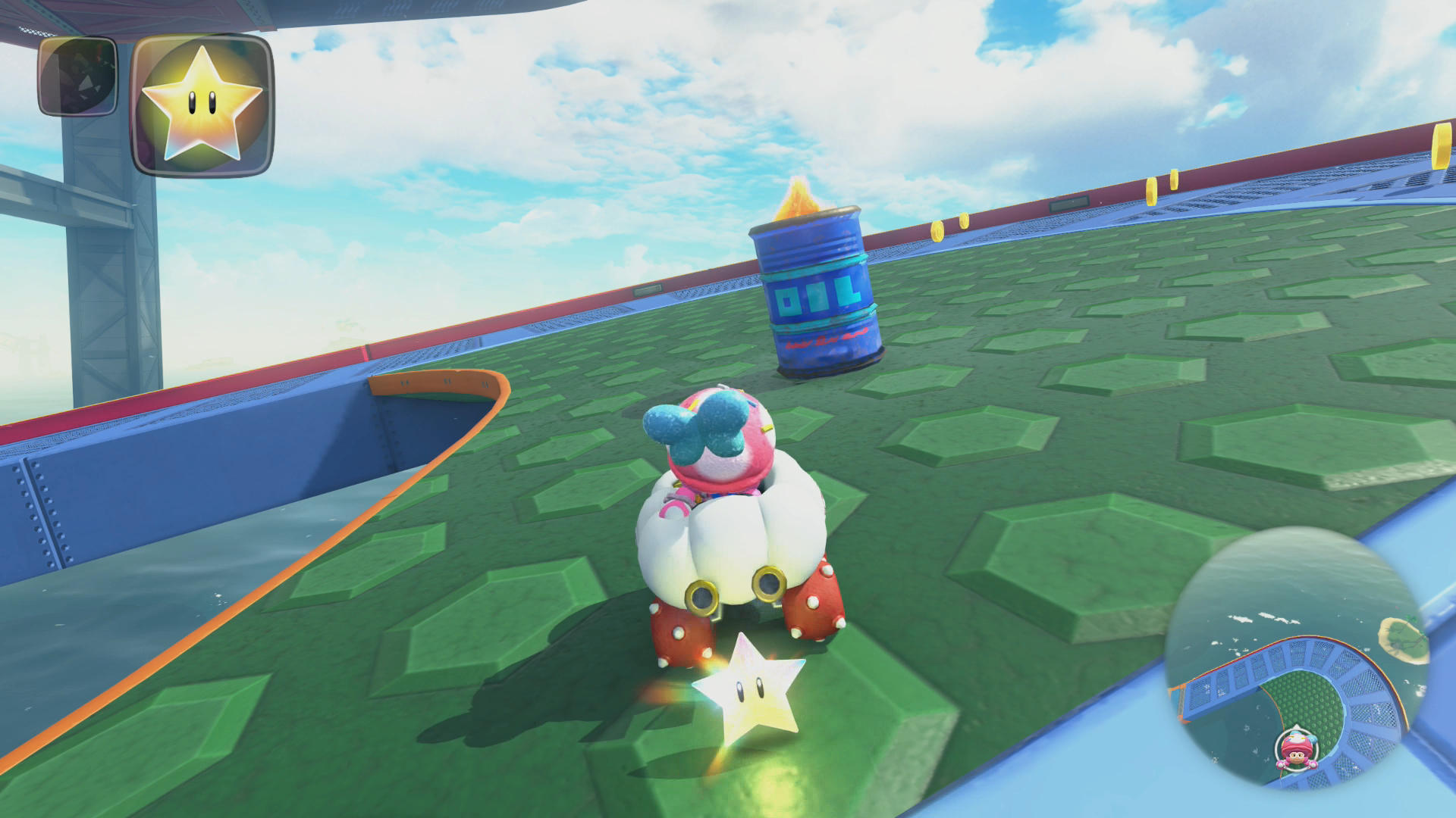 Screenshot of DK Spaceport at a distance
